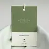 Etiqueta de Roupa Cartão de Certificado Personalizado Cartão para Pendurar Logotipo da Marca Etiqueta de Roupa Personalizada Roupa Feminina Senso de Alto Padrão