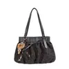 Bolso de mano de ante para mujer, nueva colección de otoño 2026, estampado de leopardo, gran capacidad, adecuado para ir al trabajo, se puede llevar en la mano, usar como bolso de hombro o como bolso cruzado