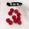 Botón de placa de cheongsam con cuentas redondas, botón de jade de imitación para traje Tang retro, botón perlado anti-caminar de Hanfu, botón redondo