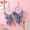 Nuevo Atrapasueños Estilo Indio Carrillón de Viento con Plumas Adorno Colgante Colgante de Habitación Regalo Creativo Decoración Americana Soñadora