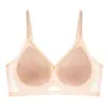 Sutiã de Suporte Macio de Gel Sem Costura para Mulheres, Push-up, Suporte Lateral, Anti-Queda, Sutiã com Bojo Fixo
