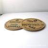 Fabricante de porta-copos de cortiça personalizados, isolados, antiderrapantes, jogos americanos de madeira de pinho, serigrafia com logotipo para publicidade, porta-copos para café e hotel