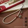 Novo Pingente de Corrente para Celular Estilo Chinês Pingente Gato da Sorte Cordão Curto Anti-Queda para Celular Pingente de Pulso Presente para Homens e Mulheres