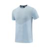 Camiseta deportiva de verano para hombre, ropa de secado rápido para senderismo, absorbente del sudor, cuello redondo, manga corta, para entrenamiento, fitness, con estampado digital