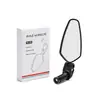Espejo Retrovisor de Bicicleta Ajustable, Espejo Retrovisor Plegable para Manillar, Equipo de Ciclismo, Reflector de Bicicleta