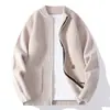 2026 Moda Casual Masculina Outono Novo Cardigan Suéter Tricô Masculino Jaqueta Casaco Simples Listrado