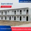 Exportação Transfronteiriça de Casa de Atividades Integrada Dobrável e Móvel, Contêiner de Canteiro de Obras, Casa Dobrável, Dormitório Temporário, Casa de Aço Colorido