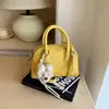 Bolso de Mujer de Diseño de Nicho Nuevo Primavera 2026 Transfronterizo, Bolso Cuadrado Pequeño de Textura Simple de Gama Alta, Bolso Cruzado de Hombro Debajo del Brazo