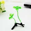Vender lindo artefacto horquilla de hierba brotes de frijol cabeza de flor horquilla de hierba larga valor hierba larga simulación cabeza de madera flor al por mayor