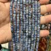6*10 cuentas sueltas de piedra natural, aventurina verde, ágata roja, turquesa, bambú, accesorios de joyería para bricolaje, venta al por mayor