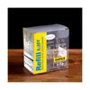Cajas de Embalaje Personalizadas de Plástico PVC para Ropa Interior, Cajas de PP con Orejas para Colgar, Cajas de Plástico Plegables de PET para Exportación, con Tapas, para Embalaje Separado y Uso Portátil