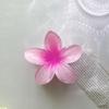 Horquilla con forma de huevo perlado para mujer, accesorio para el pelo con forma de flor, con forma de huevo perlado, con forma de flor, de cristal y arena, con forma de tiburón en la parte trasera.