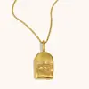 Moda Cruzada Europeia e Americana Elegante Nicho Criativo Colar Banhado a Ouro 18K de Aço Inoxidável Colar Pássaro Deus do Sol Luxo Acessível Feminino