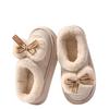 Zuo'Er 411 Mariposa 2025 Pantuflas de Algodón para Parejas, Forradas de Felpa, Cálidas, Antideslizantes, Color Sólido, Adecuadas para Uso en Interiores y Exteriores, Pantuflas de Algodón de Alta Gama