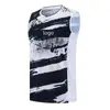 Novo 2023 ~ Roupa de badminton top sem mangas secagem rápida respirável colete masculino uniforme de equipe de competição imprimível