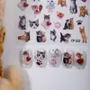 Cyansea Popular Paquete de Emoticonos Transfronterizos Lindos Gatos Mascotas Pegatinas para Uñas Arte de Uñas DIY Funda de Teléfono Pegatina para Lente de iPad