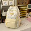 Mochila Estilo Japonês Desenho Animado de Alto Valor Estético, Mochila Escolar Estudantil Estilo Floresta Fresca, Leve, Redutora de Carga, Bolsa de Viagem de Grande Capacidade