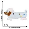 Dibujo Animado Autoadhesivo Mini Lindo Perrito DIY Accesorios de Ropa Decoración Funda de Teléfono Taza de Agua Parche Parche de Tela Bordado