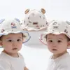 Nuevo Sombrero de Pescador de Dibujos Animados para Niños Primavera y Otoño, Lindo Sombrero de Sol para Niños y Niñas, Sombrero Cubo de Protección Solar para Bebés, Estilo Coreano Súper Lindo