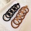 Bandas de goma de oso lindas para otoño e invierno, cuerda para el pelo de mujer, tocado de moda, anillo de pelo de felpa, cuerda para el pelo de alta elasticidad y duradera, accesorios para el pelo