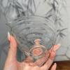 Taza Transparente Engrosada Taza de Té de Vidrio de Borosilicato Resistente al Calor Divisor de Té de Oficina Taza Uniforme Resistente a Altas Temperaturas Taza de Té