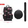 Bolsa para Cadeira de Pesca Leve com Rodas e Casca Rígida Bolsa Espessa Impermeável com Estrutura de Arame de Aço para Equipamento de Pesca Mochila Portátil