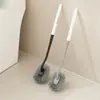 Cepillo para Inodoro Estilo Japonés para Inodoros de Sentadilla, Cepillo Limpiador sin Ángulos Muertos, Cepillo Limpiador de Inodoros, Herramienta de Limpieza Doméstica con Cerdas Suaves