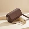 Bolsa Nalandu 2026 Nova Bolsa Transversal Tendência Primavera e Verão Bolsa Cilíndrica Bolsa de Ombro de Alto Padrão Bolsa Feminina de Couro Genuíno
