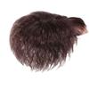 Peluca Superior para Cabello Corto y Rizado, Peluca de Maíz para Madres de Mediana Edad y Mayores, Peluca de Cabello Real para Mujeres para Cubrir el Cabello Blanco