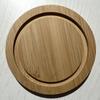 Productos de madera al por mayor bandeja de madera de pino pintada de negro con base para lámpara de cadena de luces led con luz cubierta de vidrio cubierta antipolvo accesorios