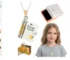 Collar con colgante de acero de titanio con letras de amor para chicas, estilo transfronterizo, con apertura para parejas, estilo nuevo, con personalidad y temperamento, cadena de clavícula.
