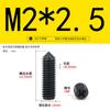Acero Inoxidable 304 Zinc Negro Punta Ranura Cruz Tornillo de Máquina M2-M6 Extremo Cónico Tope Tornillo de Fijación Superior