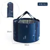 Cubo Plegable Cubeta Plegable Portátil de Viaje Bolsa para Pediluvio Tanque de Agua Cubeta para Lavado de Autos Hogareña de Gran Capacidad Cubeta de Almacenamiento de Agua Cubeta Vacía