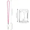 Red de Pesca Lista para Usar Insignia de Trabajo Incrustada con Diamantes Correa para el Cuello Lanyard Llavero Brillante de Fácil Extracción Lanyard Portatarjeta de Identificación