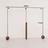 Tienda de Ropa Estante de Exhibición de Pared de Acero Inoxidable con Color de Grano de Madera Estante de Exhibición Perchero para Tienda de Ropa de Hombre y Mujer de Pie