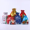Nueva Bolsa de Regalo de Navidad con Cordón Bolsillo de Papel de Aluminio para Halloween Bolsa de Regalo de Dulces Bolsa Creativa Al Por Mayor