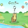 Gatinhos e Cachorros Fofos de Desenho Animado Pingente de Acrílico DIY Boneca Chaveiro de Animal Acessórios para Zíper de Bolsa Roupas