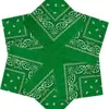 Pañuelo Cuadrado Pequeño para Hombre con Estampado Paisley 100% Algodón Puro Protección para el Cuello al Aire Libre Ciclismo Hip-Hop Protección Solar