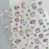 Pegatinas para Uñas 3D en Relieve de Zaemon Gordito Shin-Chan Portavasos con Tapa de Bolígrafo Cámara CCD Pegatinas para Teléfono DIY