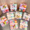 Banda de goma para niños en caja, cuerda para la cabeza para niños, banda para el cabello para niñas, banda de goma para niñas, el cabello del bebé no lastima el pulgar