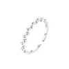 Anillo Abierto de Mariposa Escarchado de Borde Ancho para Mujer, Diseño de Nicho, Anillo para Dedo Índice, Anillo Simple y Versátil de Estilo Frío