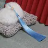 Kit de Materiales Hecho a Mano para Abanico Redondo de Seda con Accesorios de Estilo Tradicional, Piezas de Flor de Perla, Borlas y Pegamento