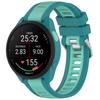 Adecuado para Garmin Forerunner165 Correa de Silicona Bicolor 20 mm Correa de Reloj Oficial Bicolor de Liberación Rápida