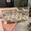Estuche de Lápices Floral Fresco Ins, Bolsa de Papelería Simple de Gran Capacidad para Estudiantes, Estuche de Lápices Dulce para Niñas, Almacenamiento de Maquillaje