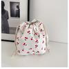 Bolsa de balde doce para estudantes, bolsa japonesa de cereja, rede vermelha, atacado, nova bolsa de ombro para mulheres