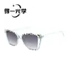 Moda Transfronteriza Gafas de Sol Europeas y Americanas de Moda, Gafas de Sol para Mujer, Gama Alta, Protección UV, Protección Solar