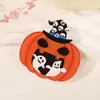 Pendientes de Calabaza Gato Fantasma Transfronterizos Europeos y Americanos Nuevos de Halloween Acrílico Peculiares Parche Accesorios de Moda