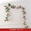 Decoración de Habitación de Boda Flores Falsas Flores Artificiales Rosas Decoraciones de Boda Sala de Estar Flores de Boda Ramo de Ratán Adornos Decorativos