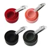 Juego de 8 Piezas de Tazas Medidoras con Mango de Acero Inoxidable Juego de Cucharas Medidoras de Plástico Herramientas al por Mayor con Escala