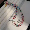 Collar de Piedra Natural Color Cobre Perla de Agua Dulce Cadena para Clavícula Simple de Gama Alta Nicho Retro Versátil Adorno para Mujeres